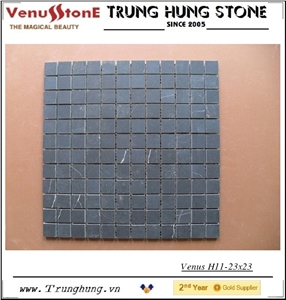 23*23 Blue Stone Honed Mosaic Tiles