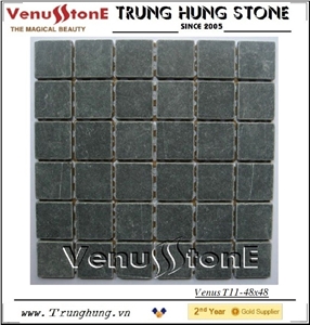 48*48 Blue Stone Tumbled Mosaic Tiles