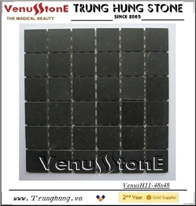 48*48 Dark Palm Marble Honed Mosaic Tiles