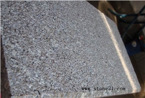 Bush Hammered G648 Granite Anti-Slip Stairs,Sahara Pink China Natural Stone Granite Steps