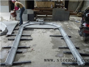 China Grey Granite,G603 Granite Door Frame