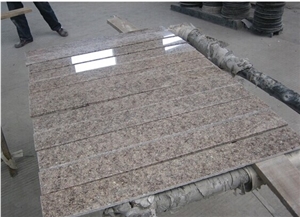 G611 Pink Granite Polished Stair, G611 China Pink Granite Step