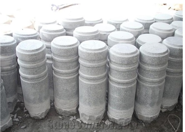 G614 Granite Parking Stone, Car Barrier Parking Curbs
