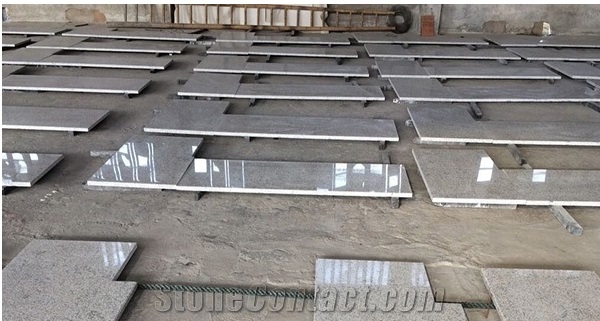 G655 Grey Granite Kitchen Countertop, Custom Kitchen Bar Top, Engineering Bench Tops