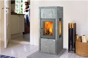 Kube Rectangular Soapstone Stove