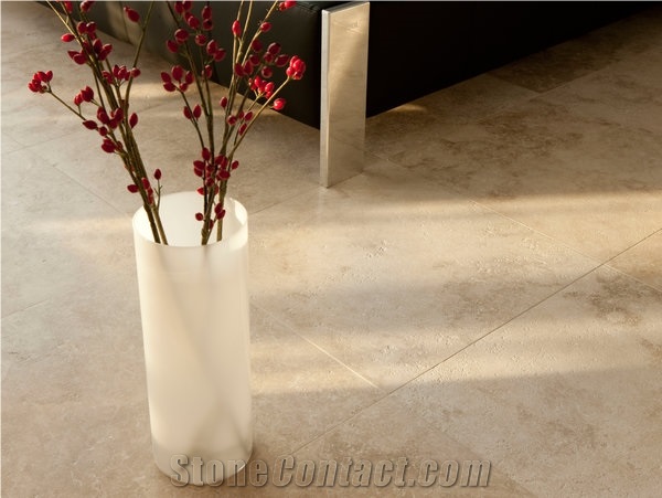 Travertine Tiles Medium Line, Sanded