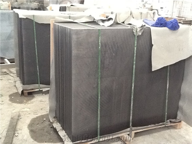 G684 China Fuding Black Basalt Tile Slabs Machine Cut Panel for Pool Floor Covering,Skirting Pattern,Garden Exterior Floor Paving Pattern