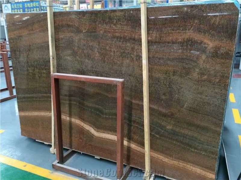 Royal Wooden Vein Marble Slabs Polished, China Brown Wood Grain Marble Machine Cutting Tiles for Hotel Lobby Floor Paving,Walling