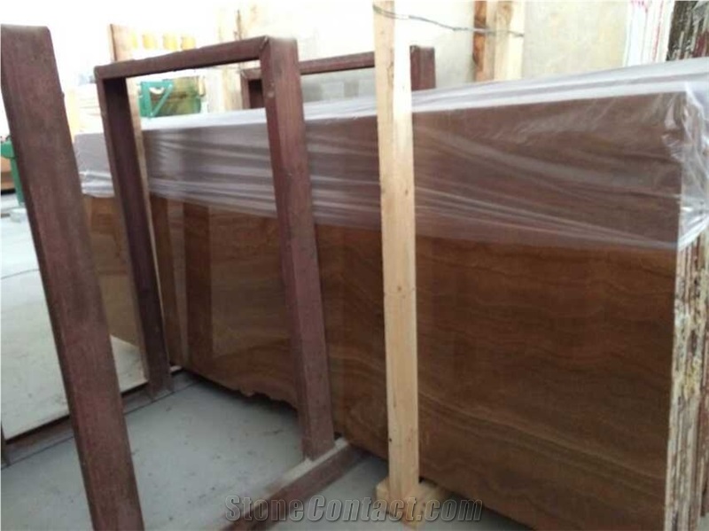 Royal Wooden Vein Marble Slabs Polished, China Brown Wood Grain Marble Machine Cutting Tiles for Hotel Lobby Floor Paving,Walling