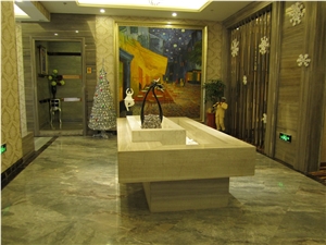 Silver Emperador Marble High Glossy Polished Slabs,Grey Marble Tiles & Slabs for Walling,Flooring