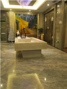Silver Emperador Marble High Glossy Polished Slabs,Grey Marble Tiles & Slabs for Walling,Flooring