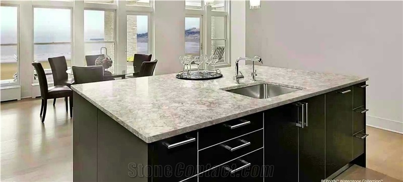 Jw Quartz Stone Kitchen Countertop