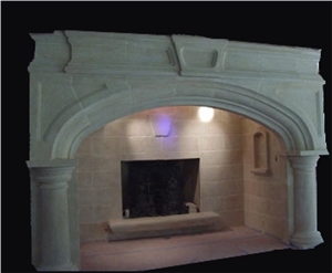 Sandstone Firplace