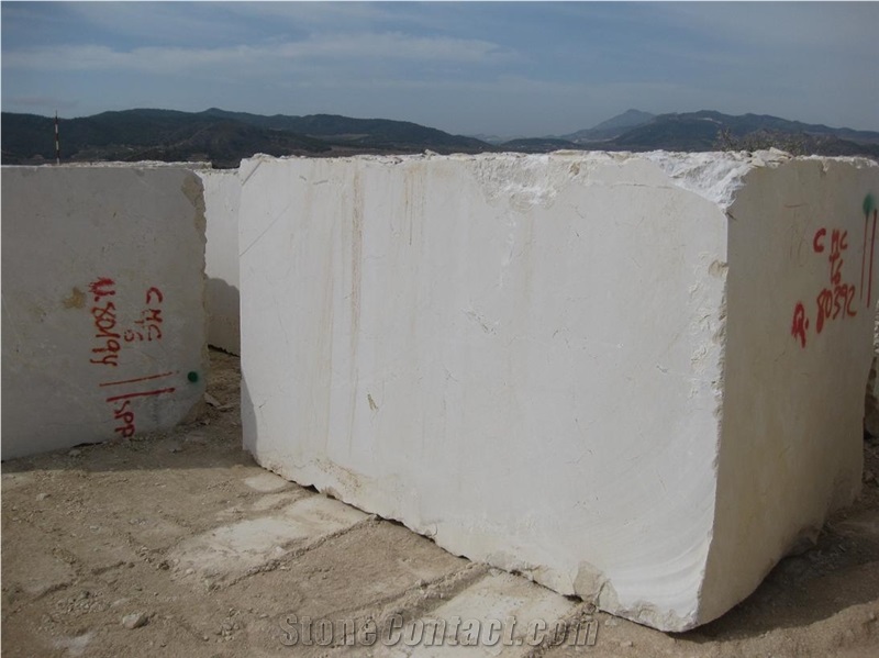 Galala Marble Block, Egypt White Marble