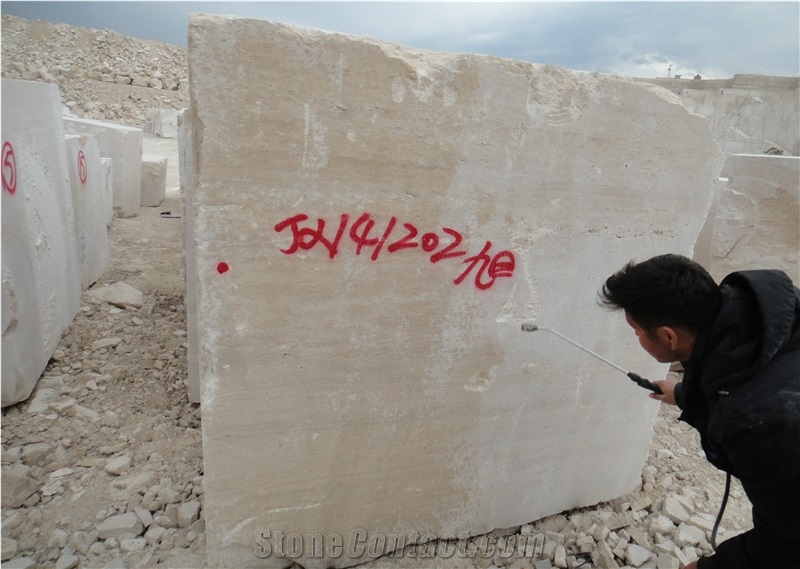 Classic Light Travertine, Denizli Travertine Block,Classic Denizli Travertine,Denizli Classic Medium,Denizli Light Travertine,Denizli Classic Light Block