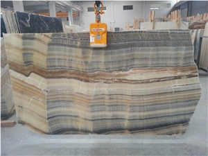 Gray Onyx Slabs, Silver Onyx Turkey Tiles & Slabs