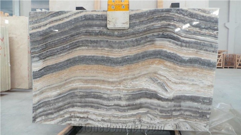 Gray Onyx Slabs, Silver Onyx Turkey Tiles & Slabs