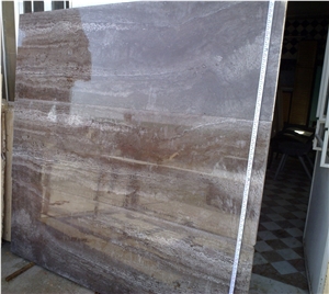 Titanium Silver Travertine Tiles & Slabs, Grey Travertine Turkey Tiles & Slabs