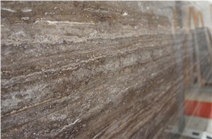 Titanium Silver Travertine Tiles & Slabs, Grey Travertine Turkey Tiles & Slabs