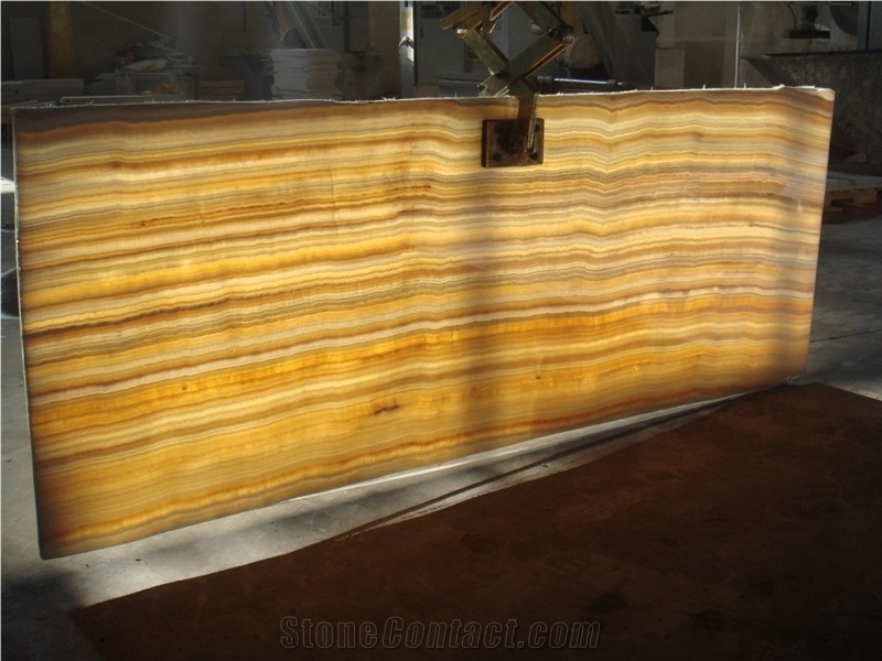 White Onyx Turkey Tiles & Slabs