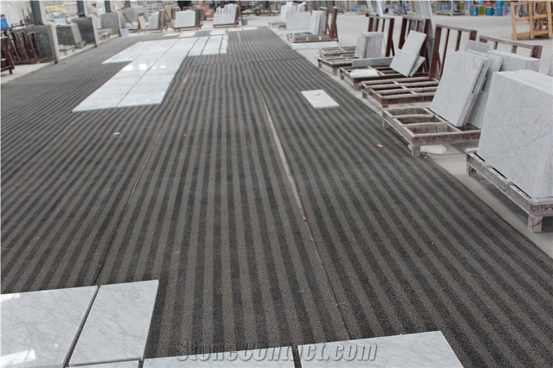Bianco Carrara Marble Polished Flooring Staricase for Interior Stone Stepping,Stair Risers