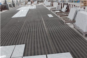 Bianco Carrara Marble Polished Flooring Staricase for Interior Stone Stepping,Stair Risers