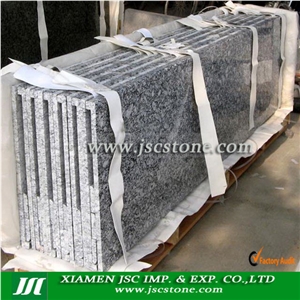 Chinese Granite Wave White Countertop, Spray White Grey Granite Kitchen Countertops