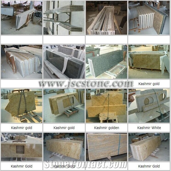 Chinese Granite Wave White Countertop, Spray White Grey Granite Kitchen Countertops