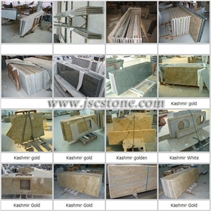 Chinese Granite Wave White Countertop, Spray White Grey Granite Kitchen Countertops