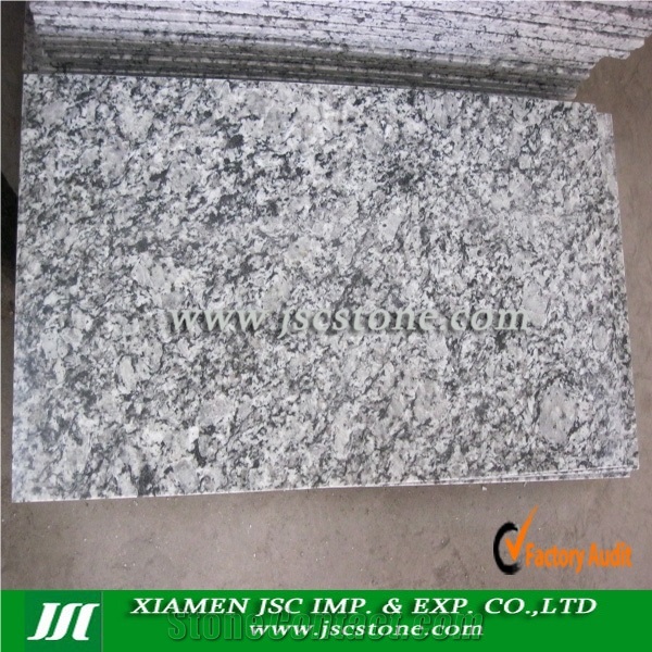 High Quality White Wave Granite Slabs & Tiles, China White Granite