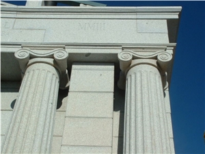 Spain Grey Granite Columns,Roman Column, Gris Quintana Granite Handcraft Columns