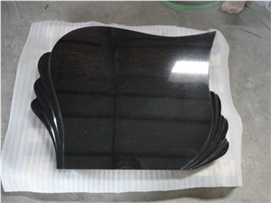 Absolute Black Granite Tombstone,Shanxi Black Granite Monument & Tombstone