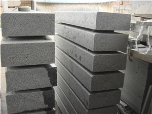 G654 Granite Kerbstone,China Dark Grey Granite Kerbstone,Sesame Grey Granite Kerbstone