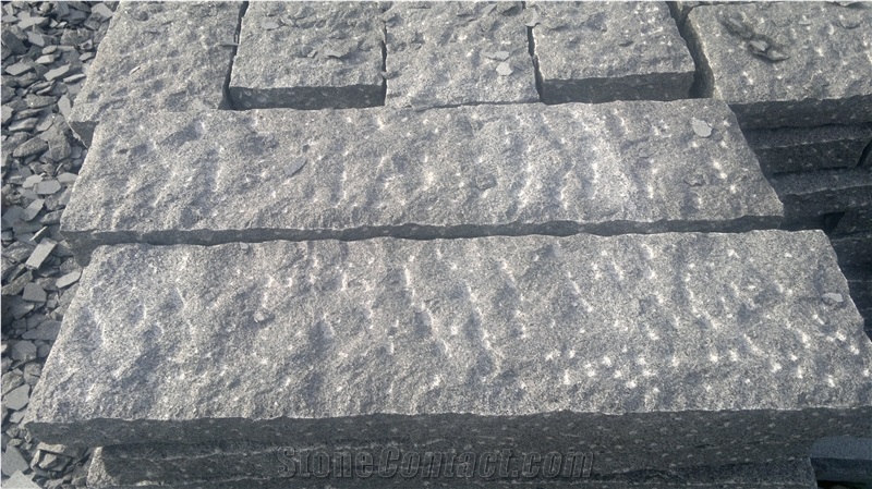 G654 Granite Kerbstone,China Dark Grey Granite Kerbstone,Sesame Grey Granite Kerbstone