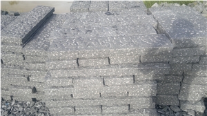 G654 Granite Kerbstone,China Dark Grey Granite Kerbstone,Sesame Grey Granite Kerbstone