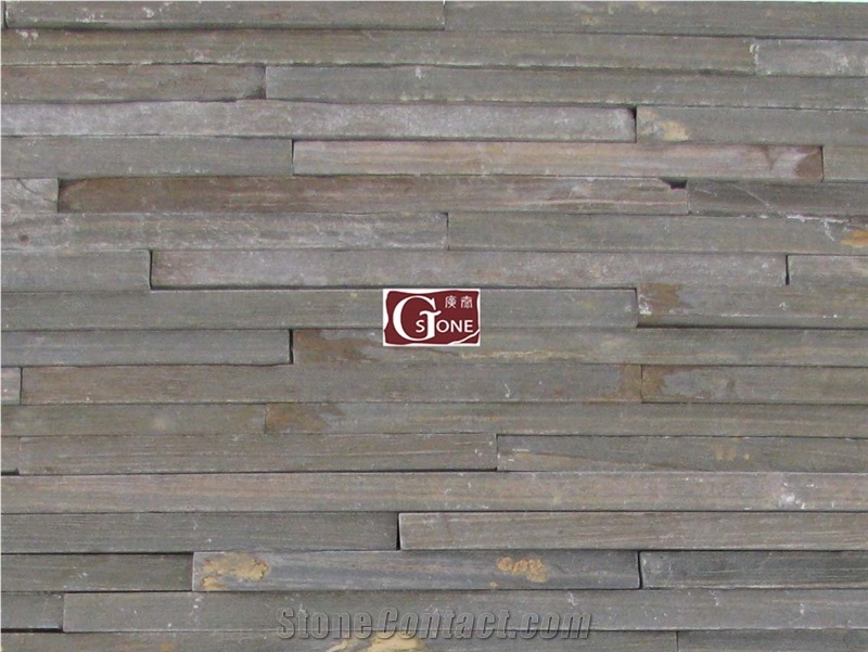 China Dark Green Slate Cultured Stone