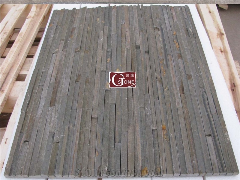 China Dark Green Slate Cultured Stone