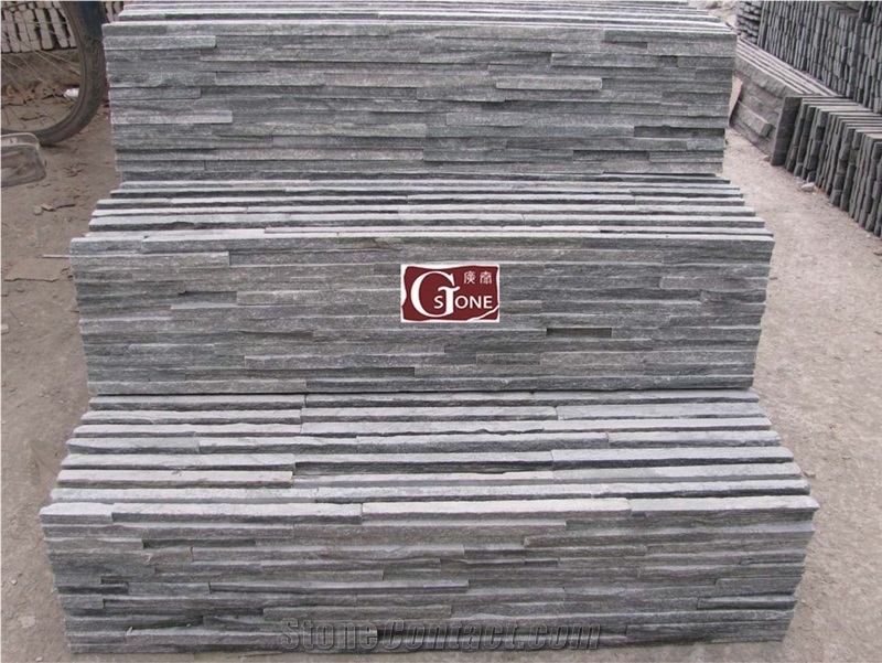 Green Waterfall Cultured Stone, China Green Slate Cultured Stone