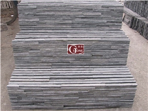 Green Waterfall Cultured Stone, China Green Slate Cultured Stone