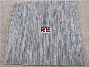 Green Waterfall Cultured Stone, China Green Slate Cultured Stone