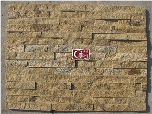 New Yellow Cultured Stone, China Yellow Slate Cultured Stone