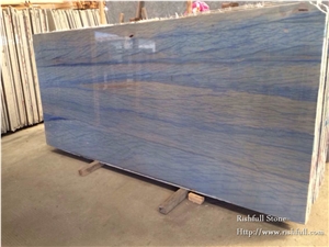 Azul Macaubas Quartzite Slabs, Azure Quartzitr Slab,Blue Quartzite