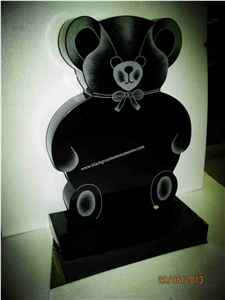 China Absolute Black Granite Polished Monument & Tombstone,Shanxi Black Granite Polished Monument,China Absolute Black Polished Memorials & Headstones