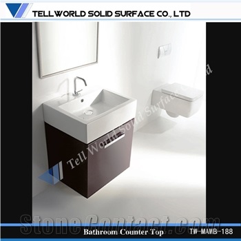 Acrylic Solid Surface Basin, Modern Wash Basins