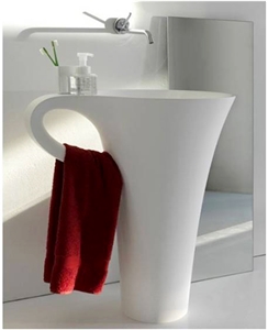 Acrylic Solid Surface Basin, Modern Wash Basins