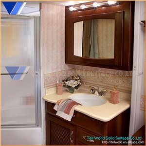 Artificial Stone Bathroom Vanity Tops & Stylish Bathroom Vanity Cabinets