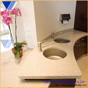 Durable Easy to Clean Solid Surface Drop-In Kitchen Sinks