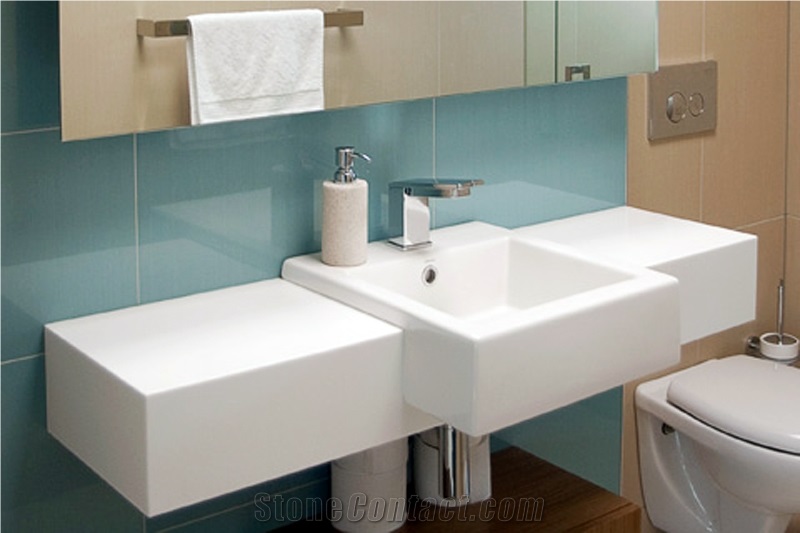 High End Solid Surface Bathroom Wash Hand Basin