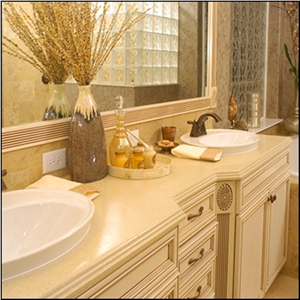 Hotel Modern Bathroom Vanity Solid Surface Bathroom Countertops