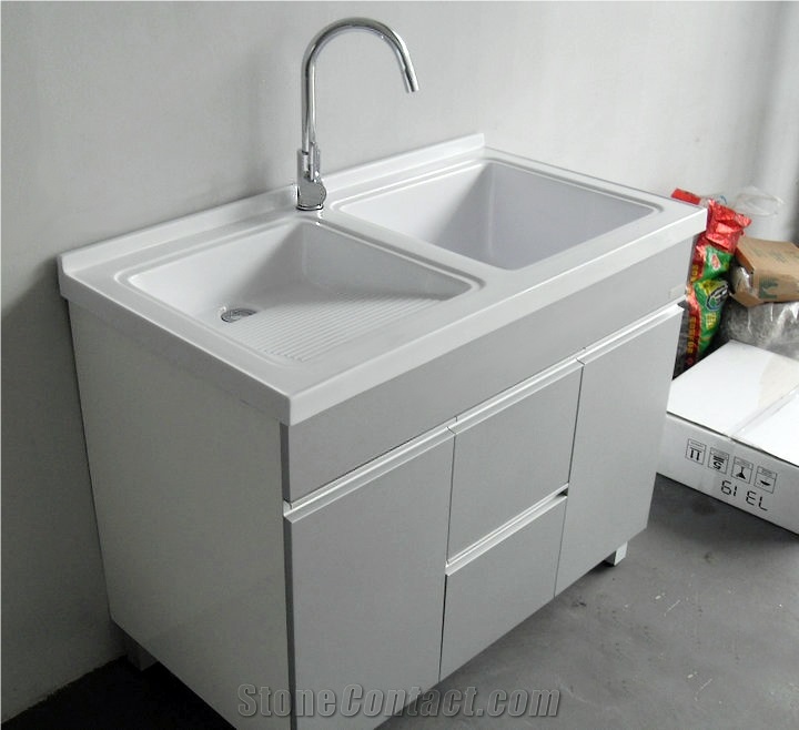 Hotel Modern Bathroom Vanity Solid Surface Bathroom Countertops